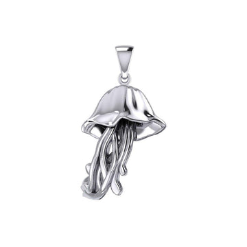 Jellyfish Silver Pendant TPD5412 - Jewelry